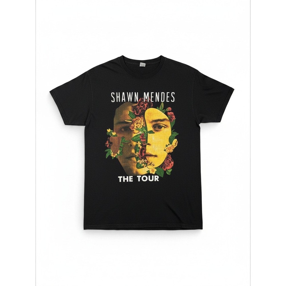 Shawn Mendes The Tour 2019 T Shirt Medium Black Cotton Alessia Cara Concert Tee
